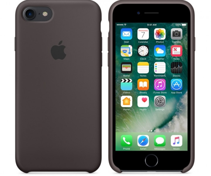 Чохол Apple iPhone 7 Silicone Case - Cocoa (MMX22)