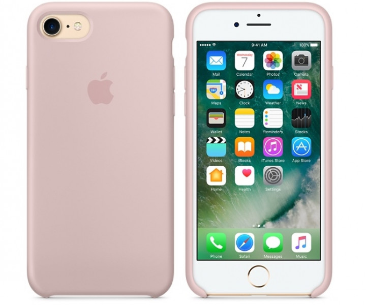Чохол Apple iPhone 7 Silicone Case - Pink Sand (MMX12)