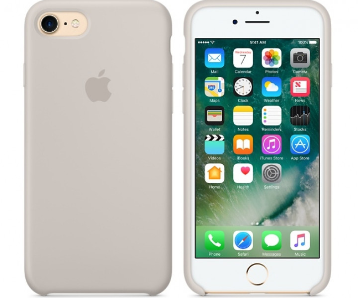 Чохол Apple iPhone 7 Silicone Case - Stone (MMWR2)