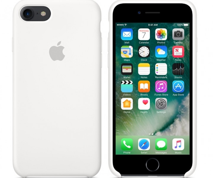 Чохол Apple iPhone 7 Silicone Case - White (MMWF2)