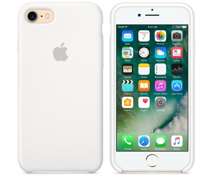 Чохол Apple iPhone 7 Silicone Case - White (MMWF2)