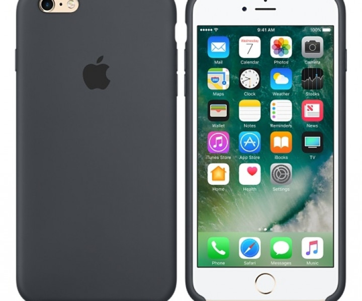 Чохол Apple iPhone 6 / 6s Silicone Case - Charcoal Gray MKY02