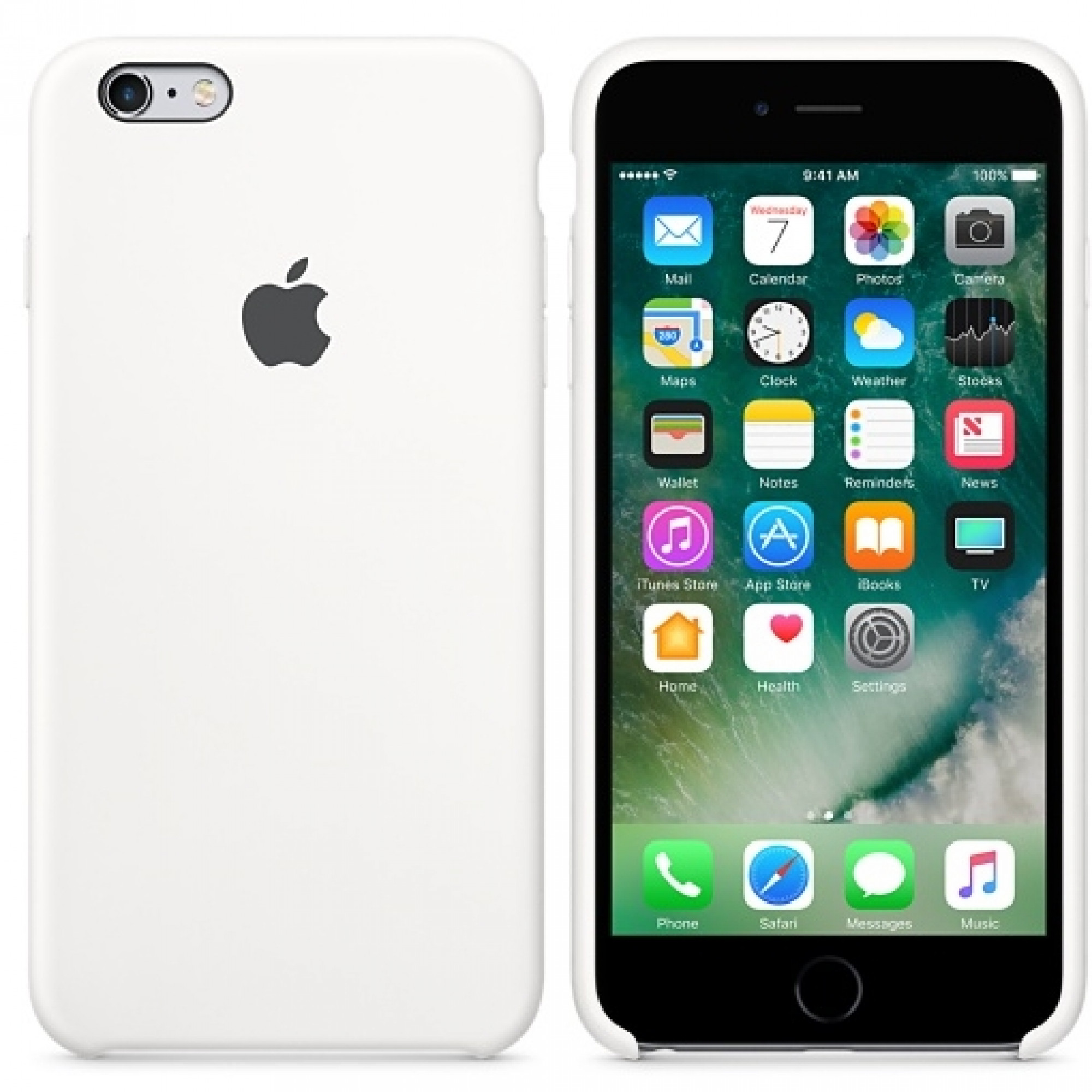 Чохол Apple iPhone 6 / 6s Silicone Case - White MKY12