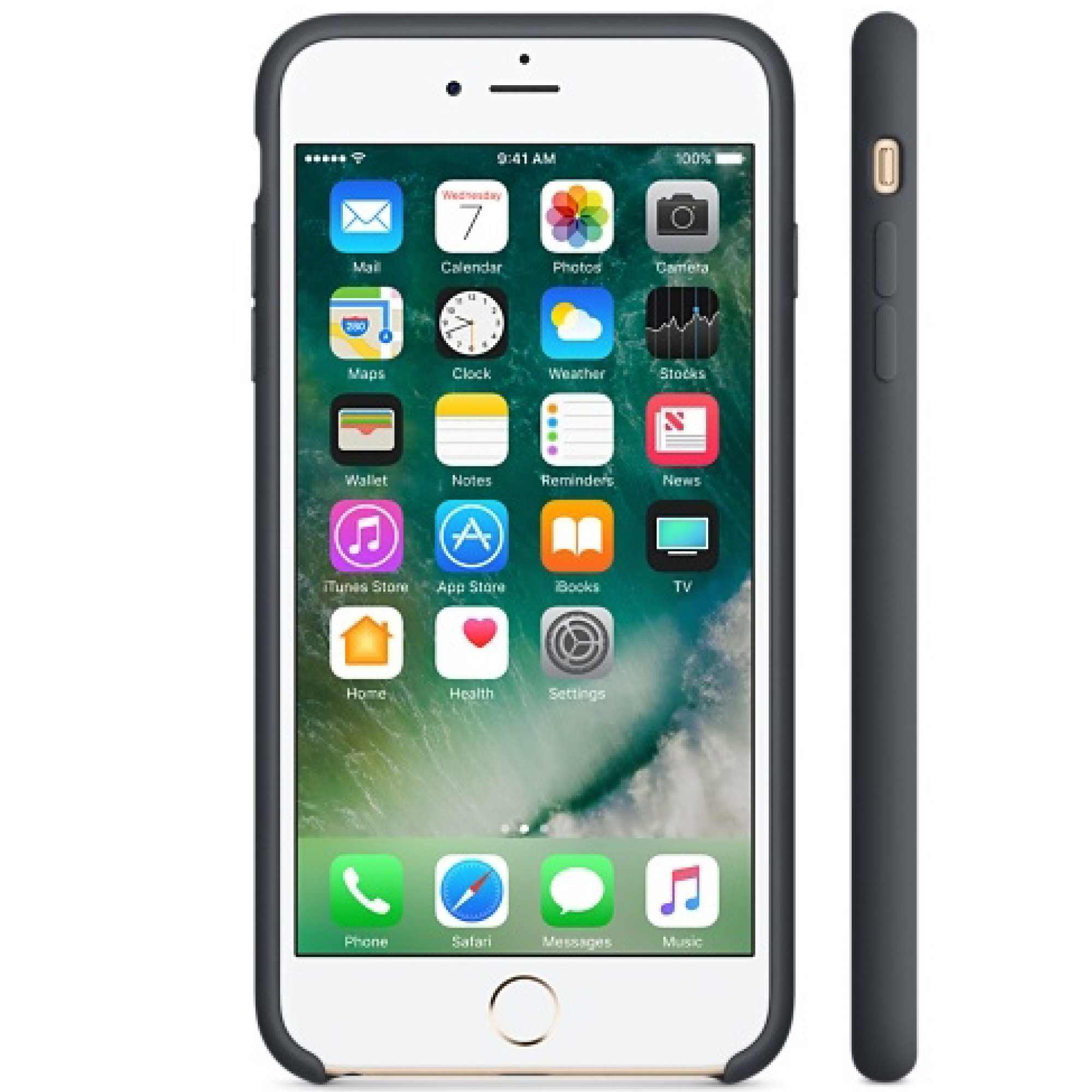Чохол Apple iPhone 6 / 6s Silicone Case - Charcoal Gray MKY02
