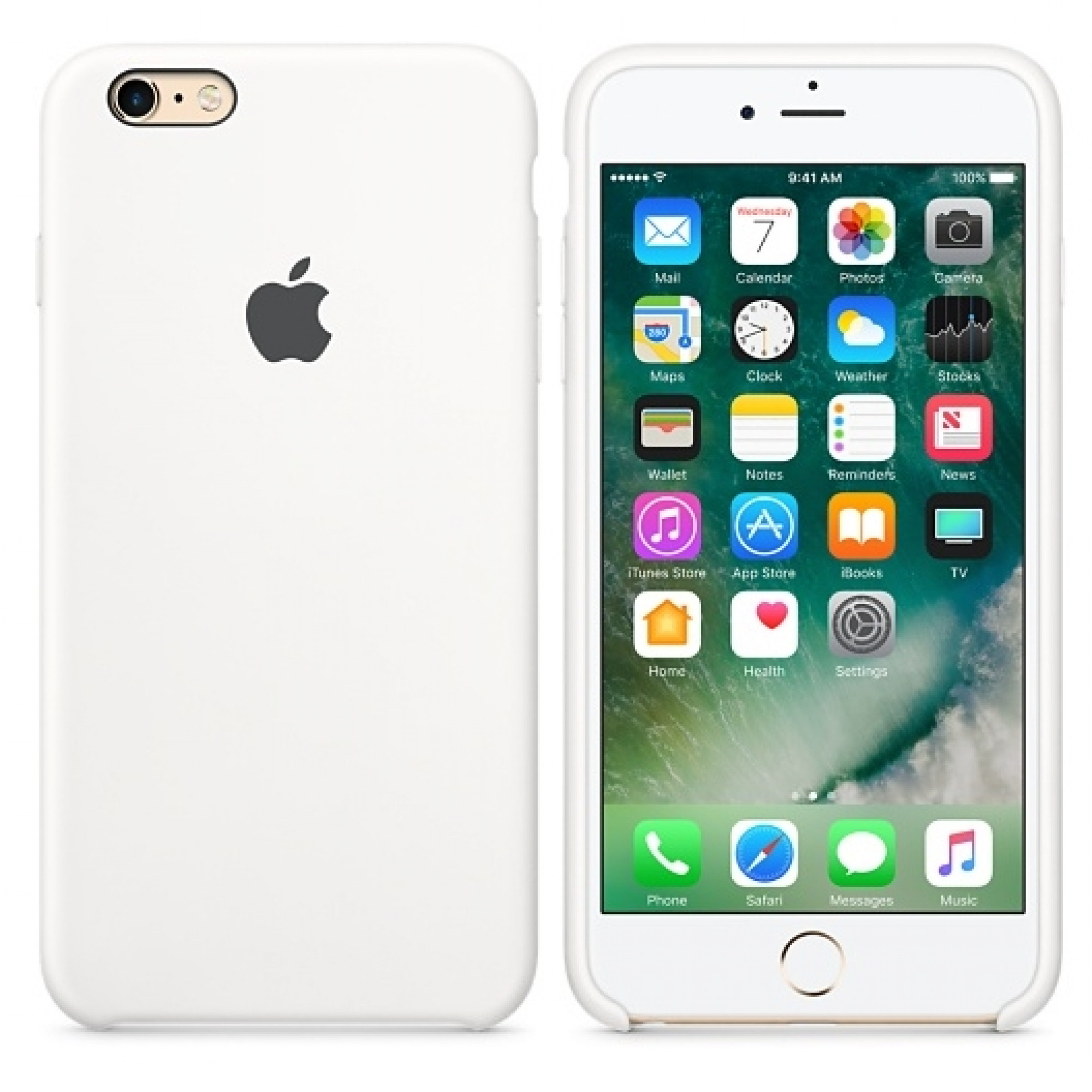 Чохол Apple iPhone 6 / 6s Silicone Case - White MKY12