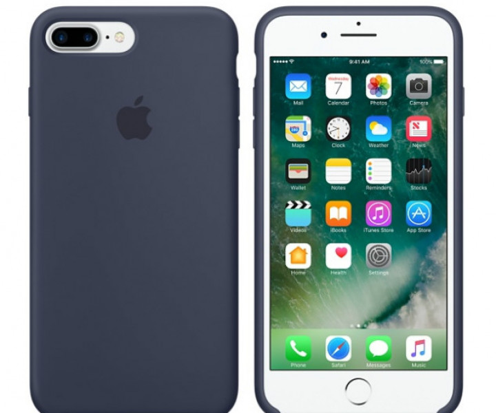Чохол Apple iPhone 7 Plus Silicone Case - Midnight Blue (MMQU2)