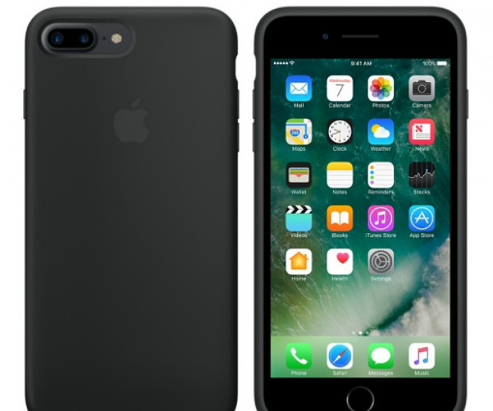 Чохол Apple iPhone 7 Plus Silicone Case - Black (MMQR2)