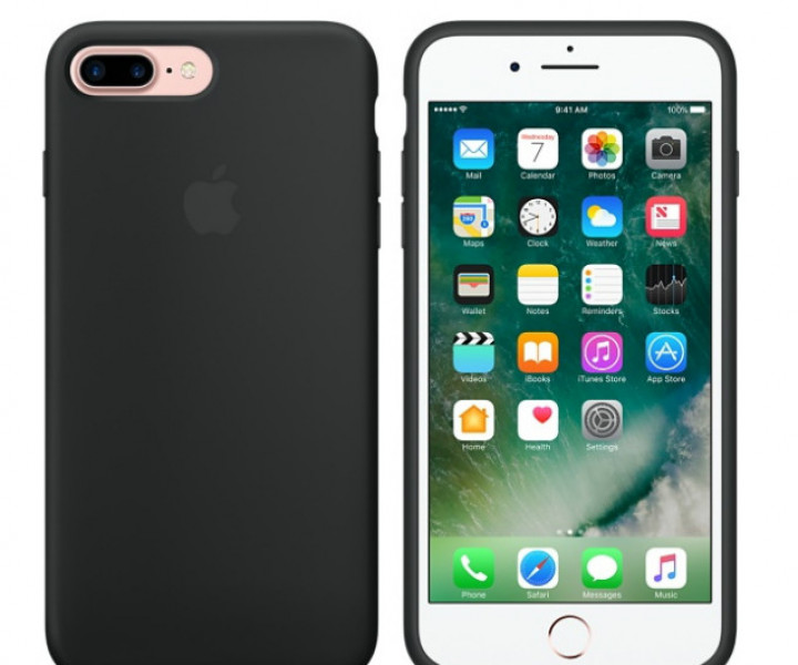 Чохол Apple iPhone 7 Plus Silicone Case - Black (MMQR2)