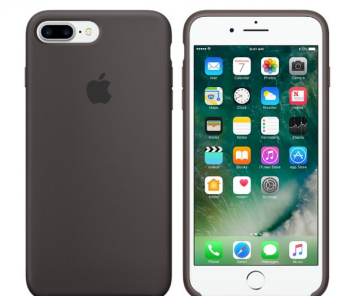Чохол Apple iPhone 7 Plus Silicone Case - Cocoa (MMT12)