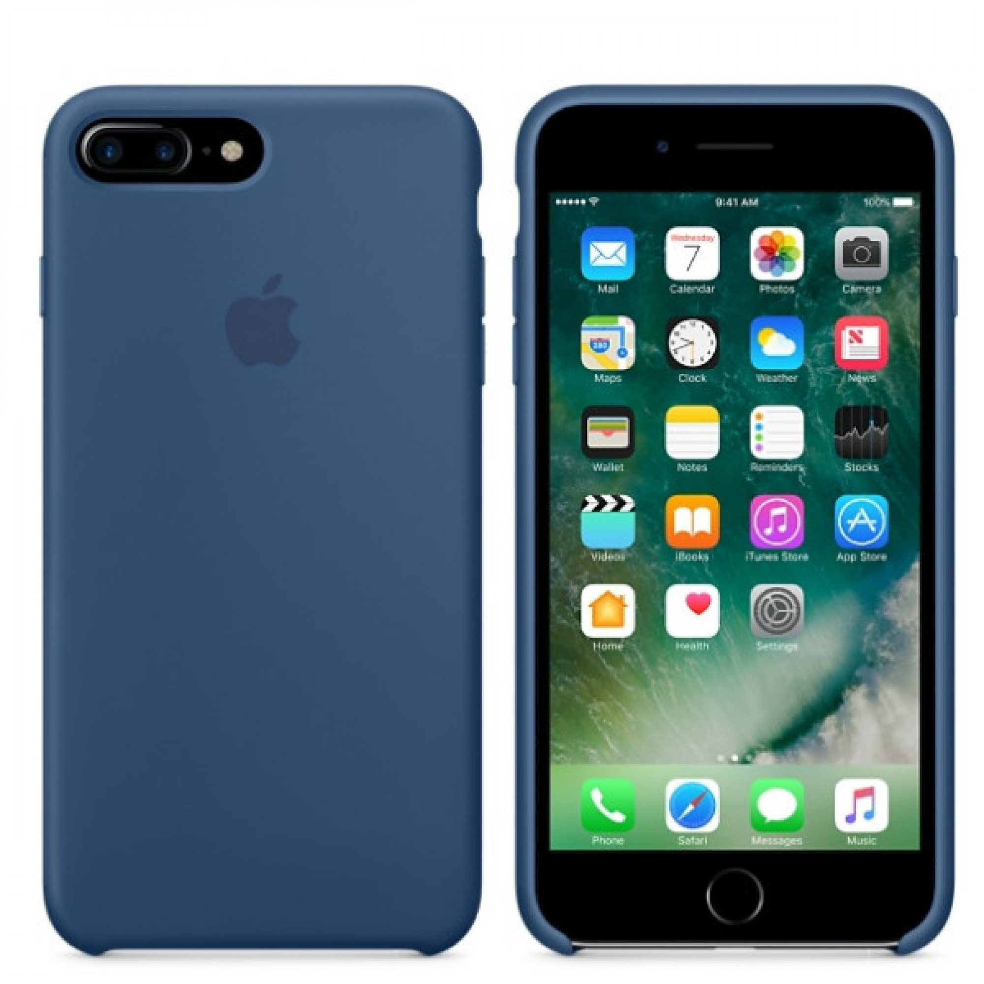 Чохол Silicone Case Ocean Blue для iPhone 7 Plus