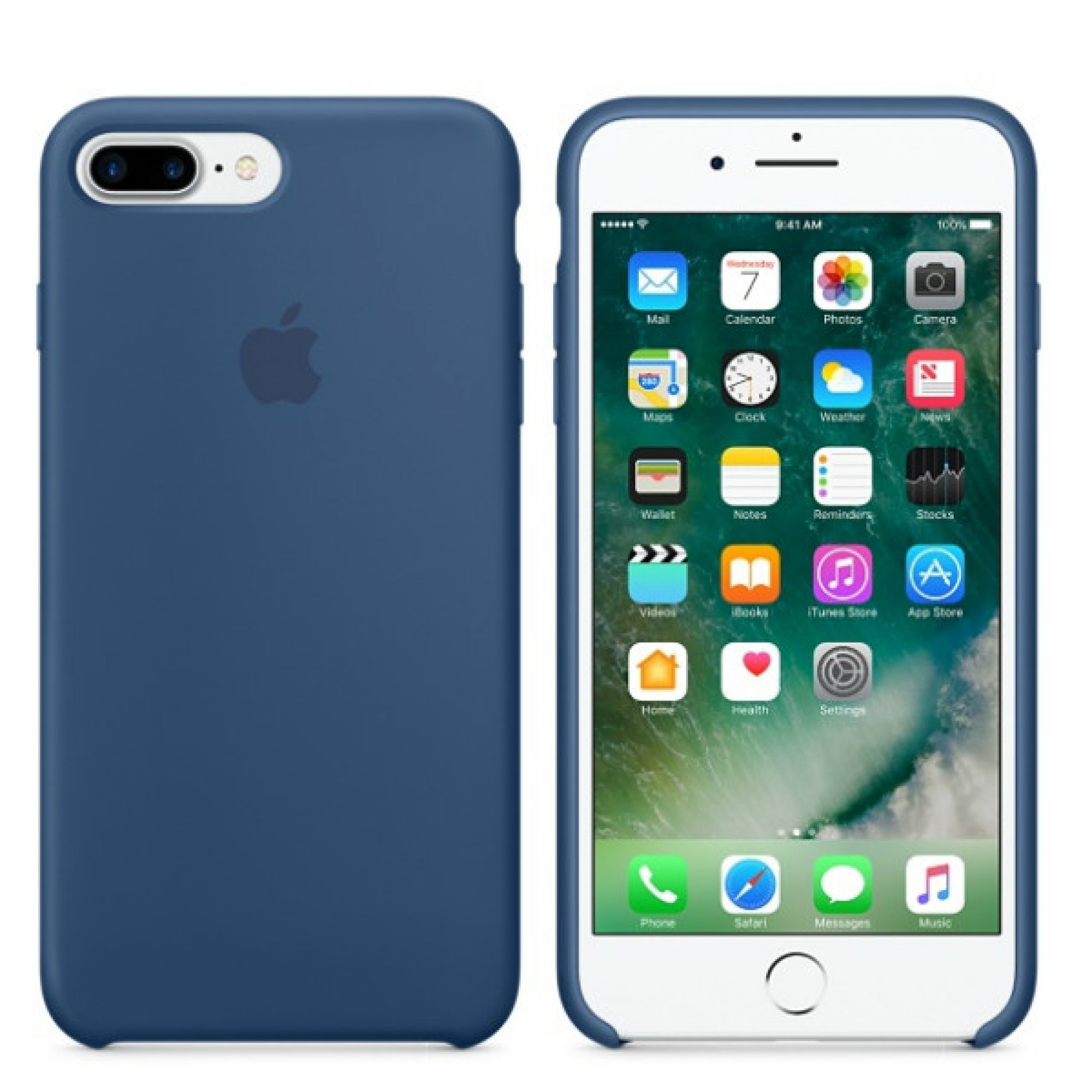 Чохол Silicone Case Ocean Blue для iPhone 7 Plus