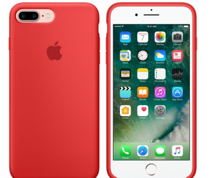 Чохол Apple iPhone 7 Plus Silicone Case - (PRODUCT)RED (MMQV2)
