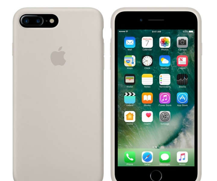 Чохол Apple iPhone 7 Plus Silicone Case - Stone (MMQW2)