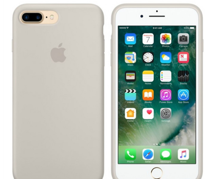 Чохол Apple iPhone 7 Plus Silicone Case - Stone (MMQW2)