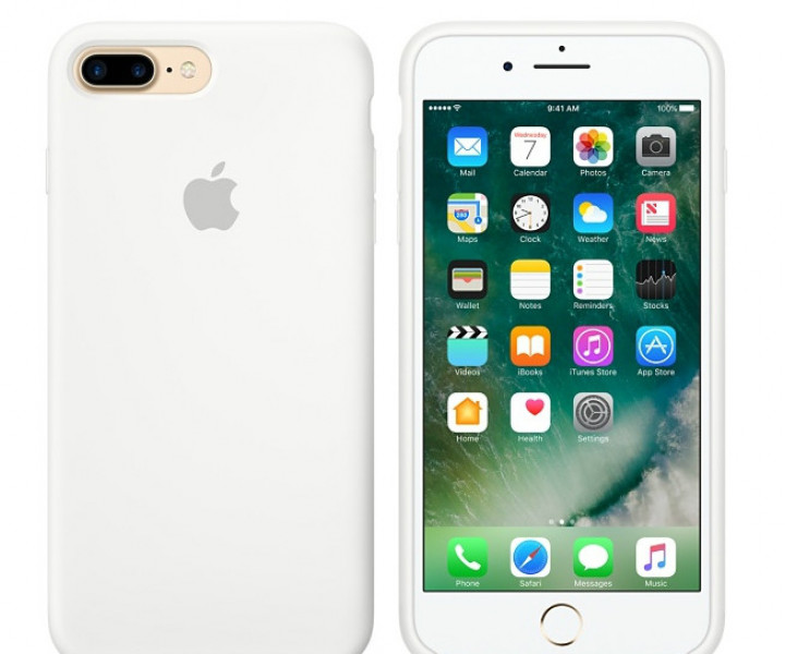 Чохол Apple iPhone 7 Plus Silicone Case - White (MMQT2)