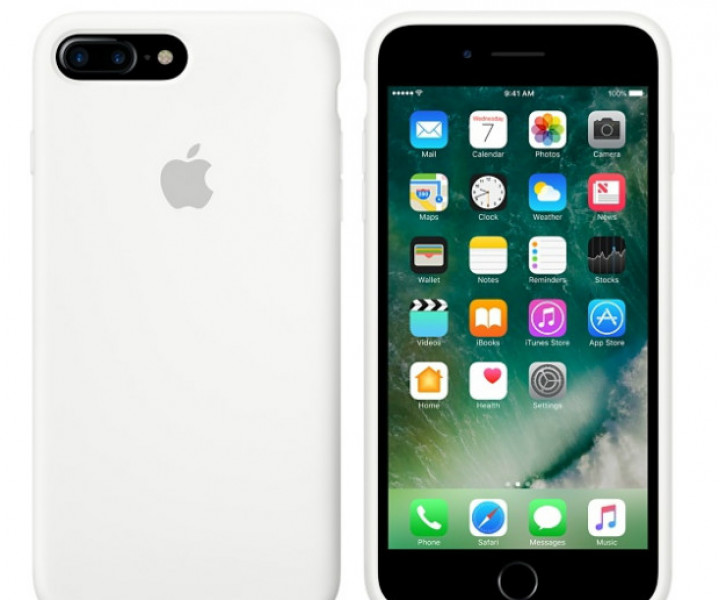 Чохол Apple iPhone 7 Plus Silicone Case - White (MMQT2)