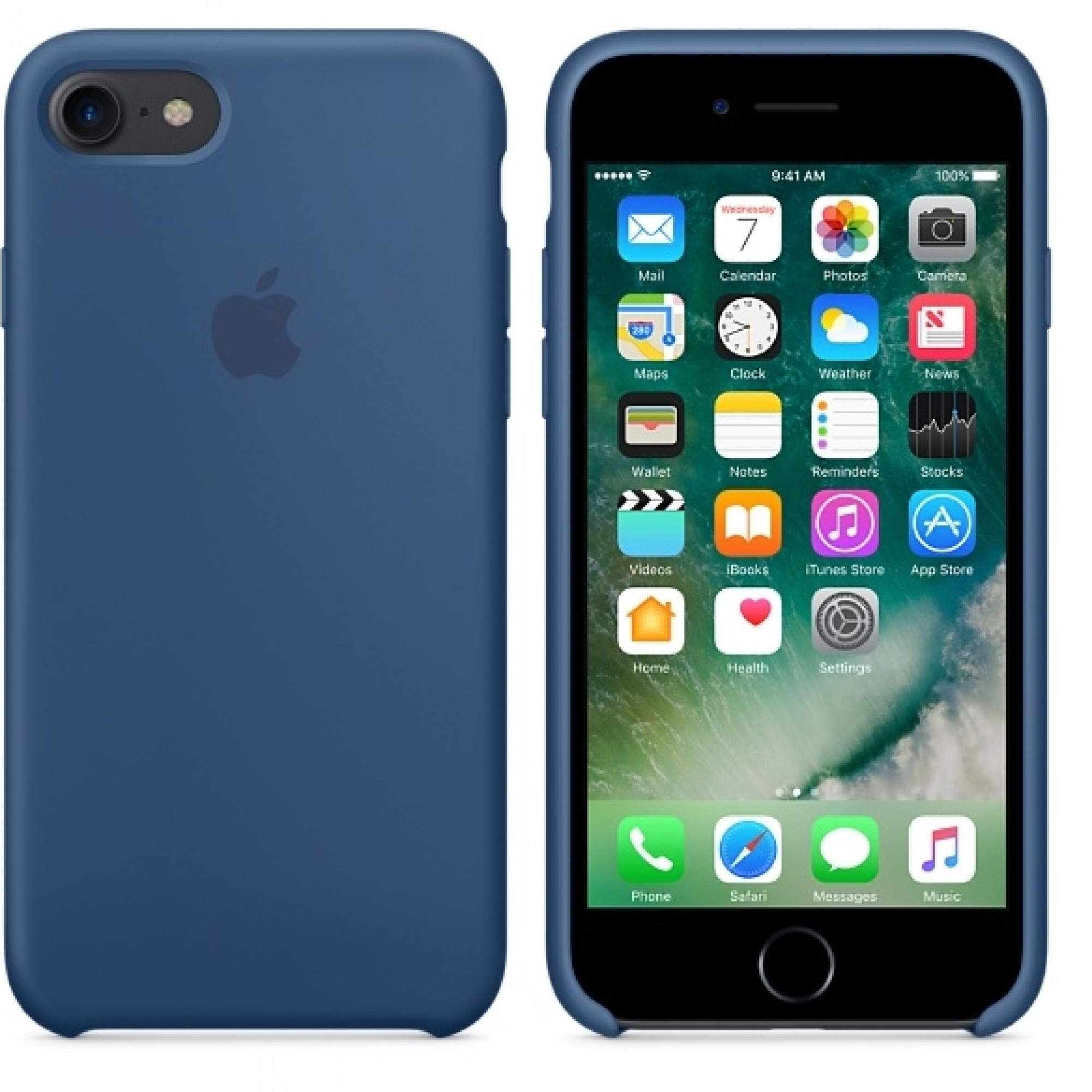 Чохол Apple iPhone 7 Silicone Case - Ocean Blue (MMWW2)