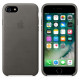 Чохол Apple iPhone 7 Leather Case - Storm Gray (MMYE2)