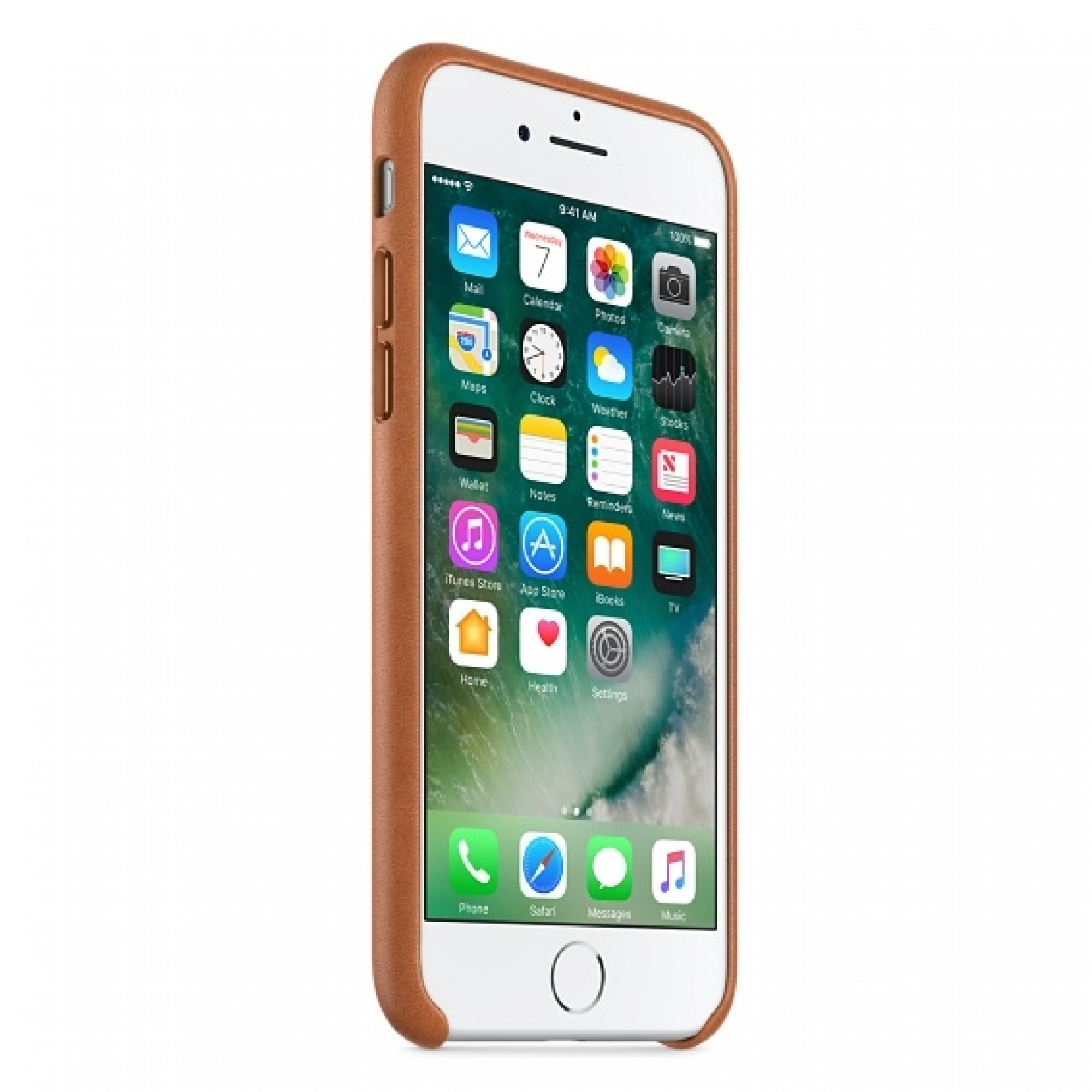 Чохол Apple iPhone 7 Leather Case - Saddle Brown (MMY22)