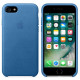 Чохол Apple iPhone 7 Leather Case - Sea Blue (MMYH2)