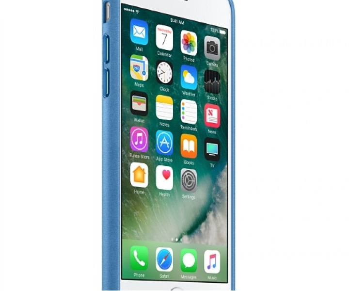 Чохол Apple iPhone 7 Leather Case - Sea Blue (MMYH2)