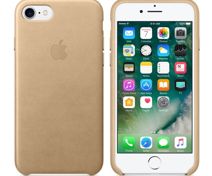 Чохол Apple iPhone 7 Leather Case - Tan (MMY72)
