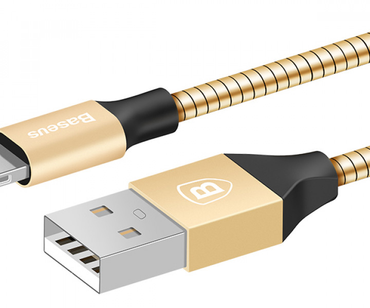 Кабель Baseus Mechanical Era lightining Gold