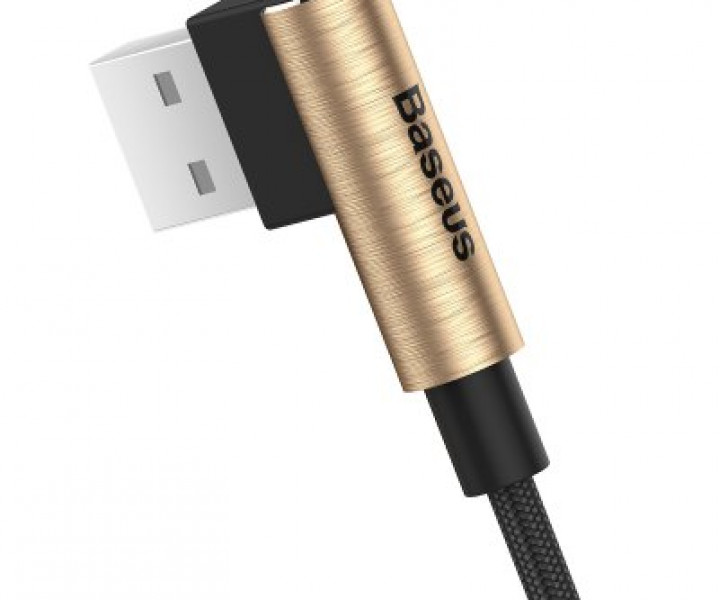 Кабель Baseus Yart Elbow Lightning Gold