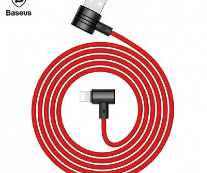 Кабель Baseus T-type Magnet Lightning Red - Black