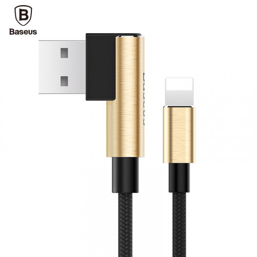 Кабель Baseus Yart Elbow Lightning Gold