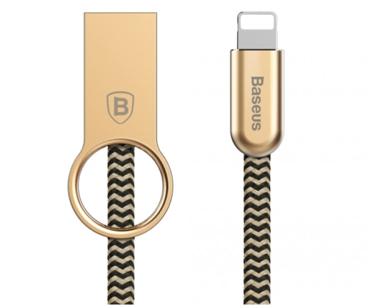 Кабель Baseus Ring lightining Gold - Black