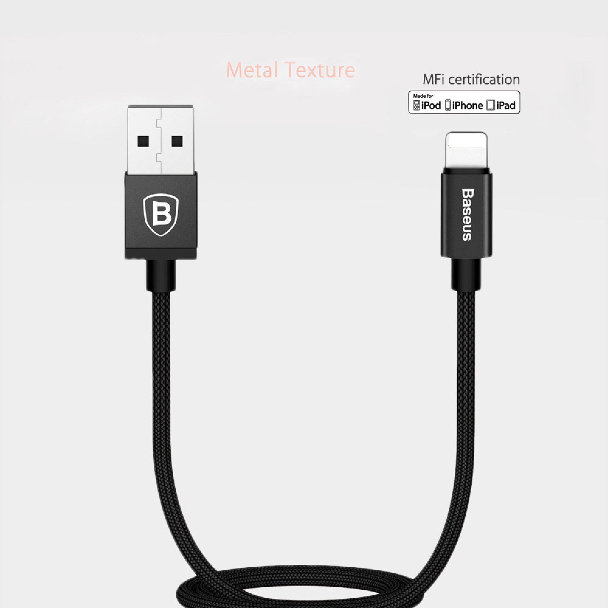 Кабель Baseus Simple Version Lightning RG "MFI сертифицирован"