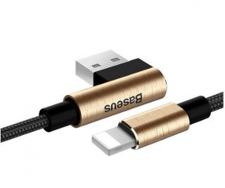 Кабель Baseus Yart Elbow Lightning Gold