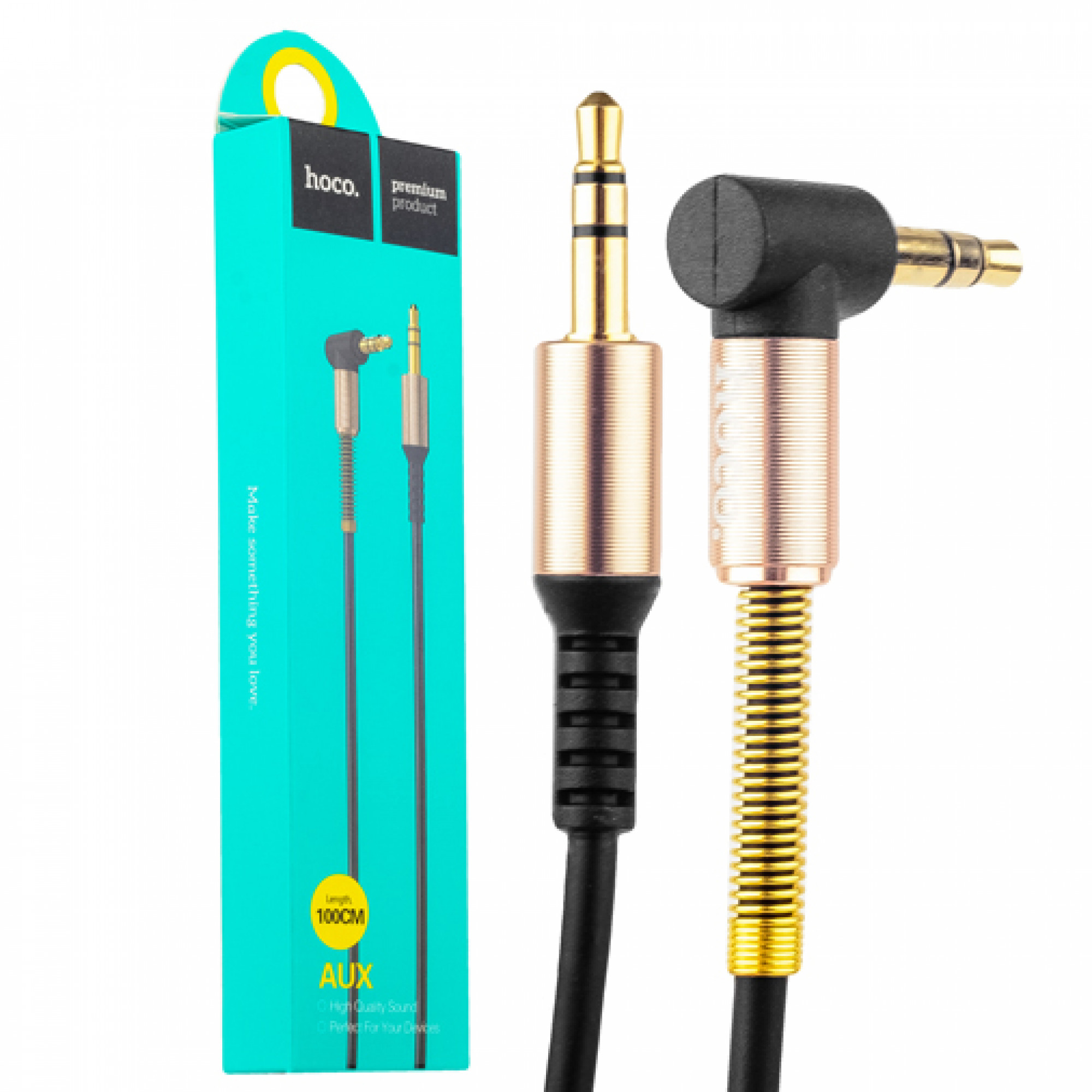 Кабель HOCO UPA2 AUX cable Black