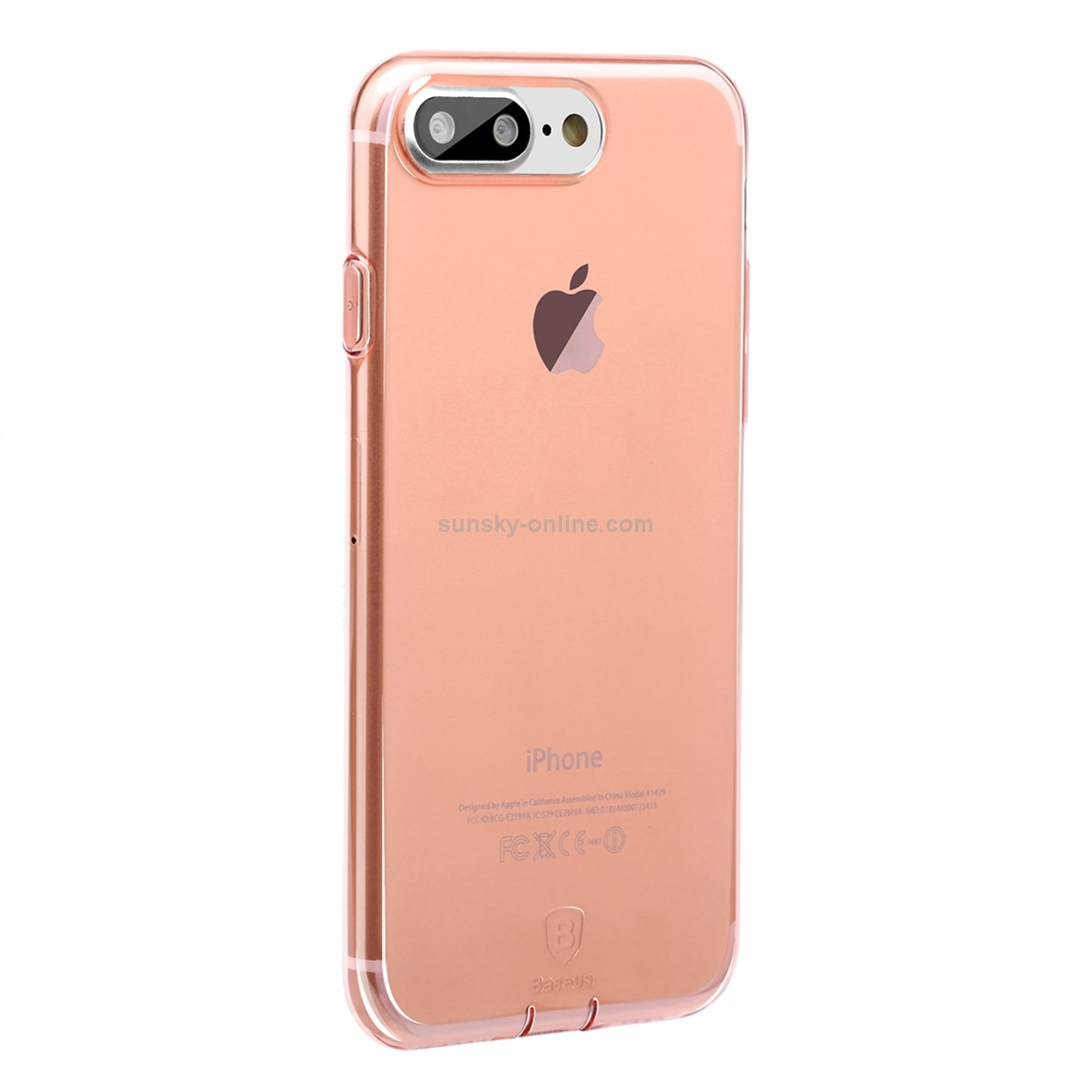 Чохол Baseus Super Slim для iPhone 7 Plus Pink-Clear