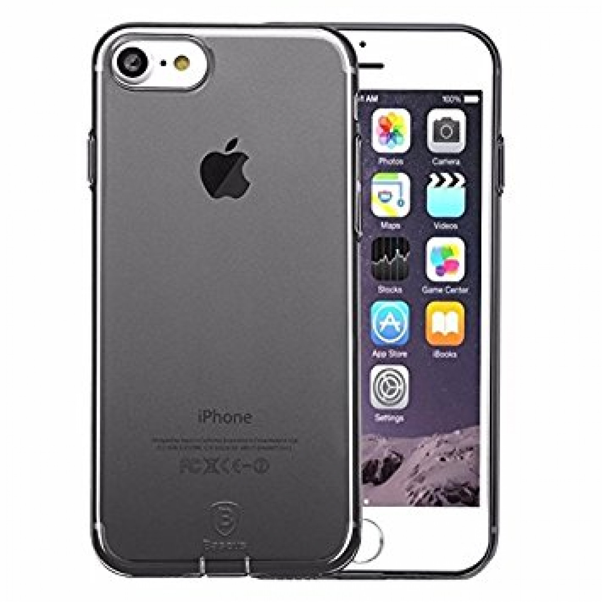 Чохол Baseus Super Slim для iPhone 7 Black-Clear