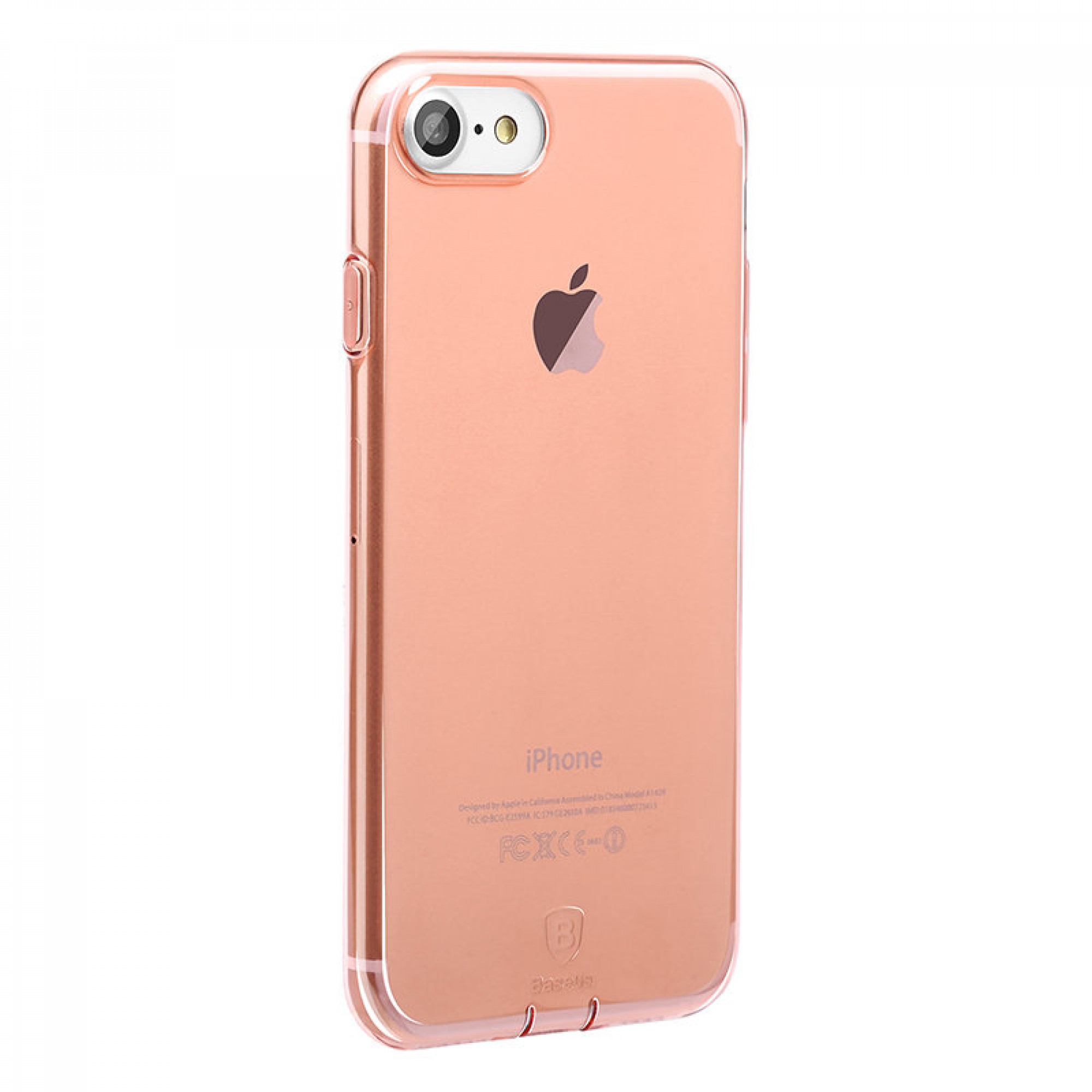 Чохол Baseus Super Slim для iPhone 7 Pink-Clear