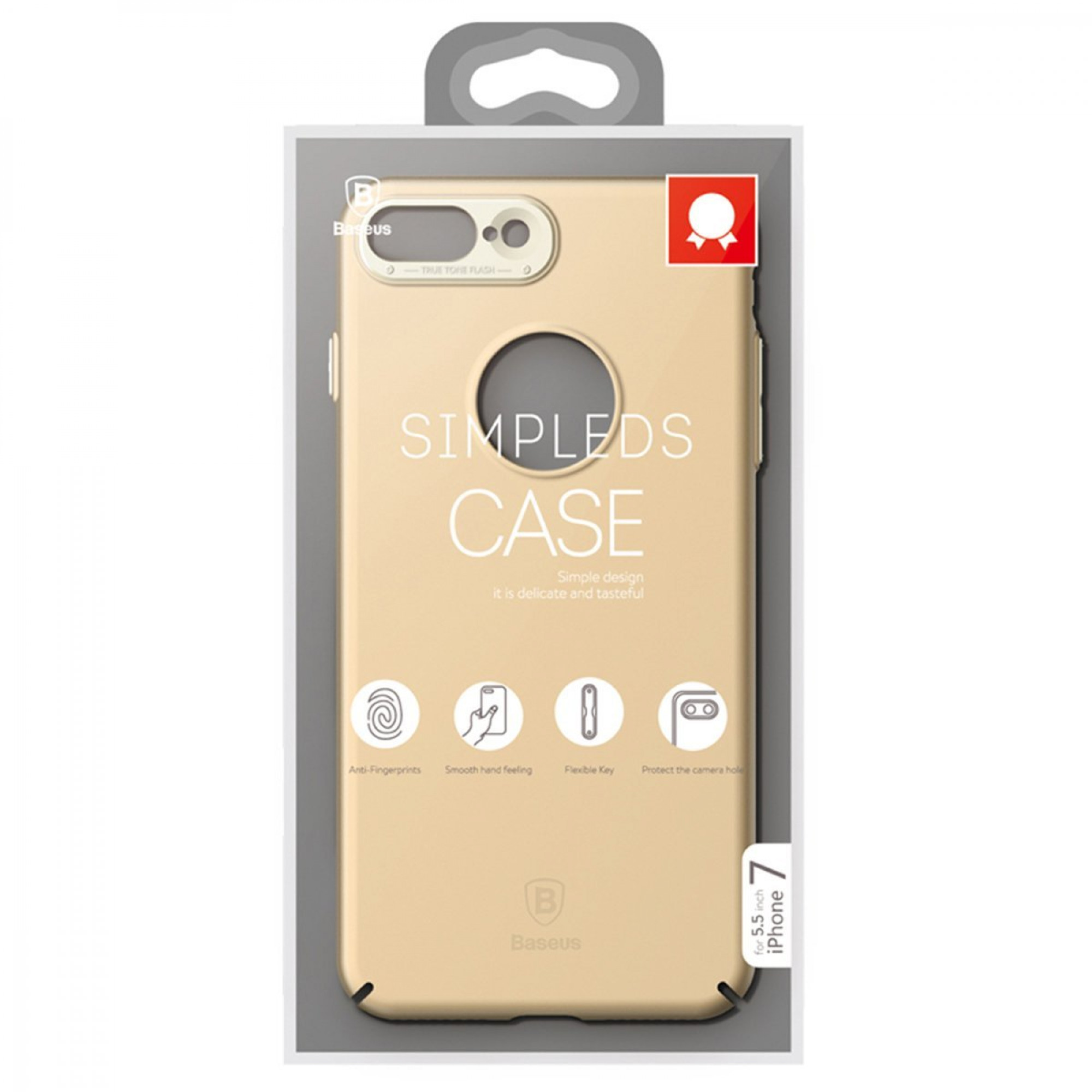 Чохол Baseus Simpleds для iPhone 7 Plus Gold