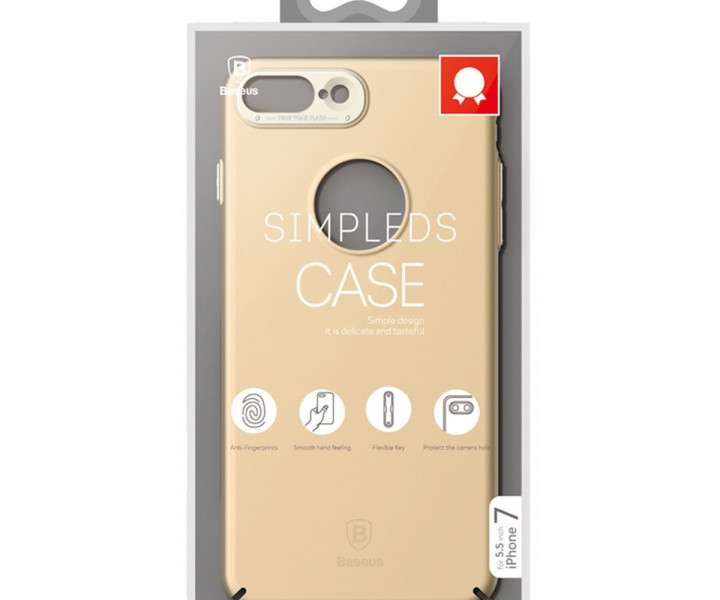 Чохол Baseus Simpleds для iPhone 7 Plus Gold