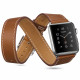 Ремешок Apple Watch 38mm Hermes Double Tour Leather Band Fauve Barenia