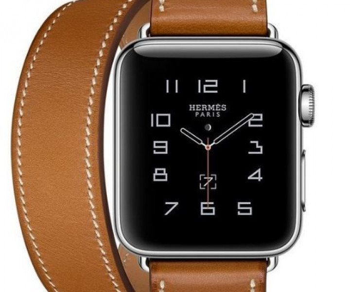 Ремешок Apple Watch 38mm Hermes Double Tour Leather Band Fauve Barenia
