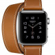 Ремешок Apple Watch 38mm Hermes Double Tour Leather Band Fauve Barenia
