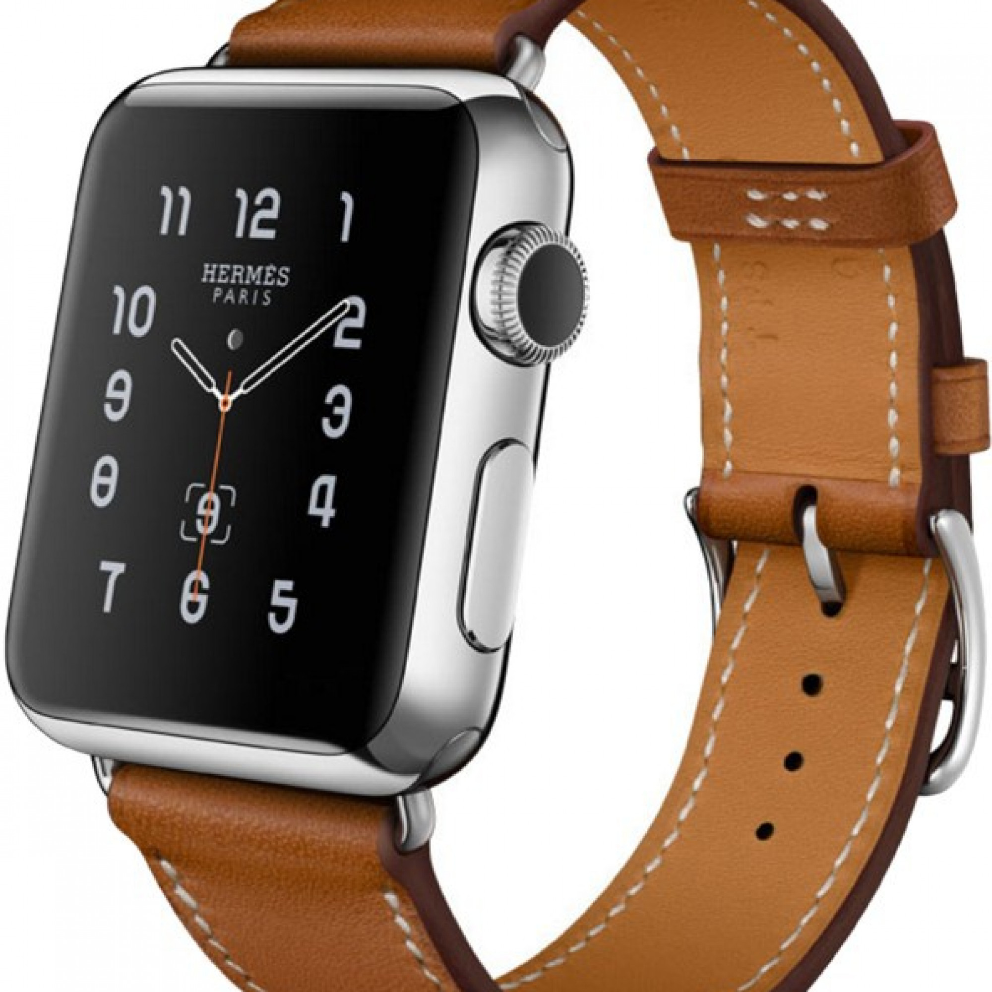 Ремешок Apple Watch 42mm Hermes Single Tour Leather Band Fauve Barenia