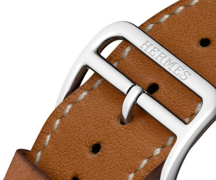 Ремешок Apple Watch 38mm Hermes Double Tour Leather Band Fauve Barenia