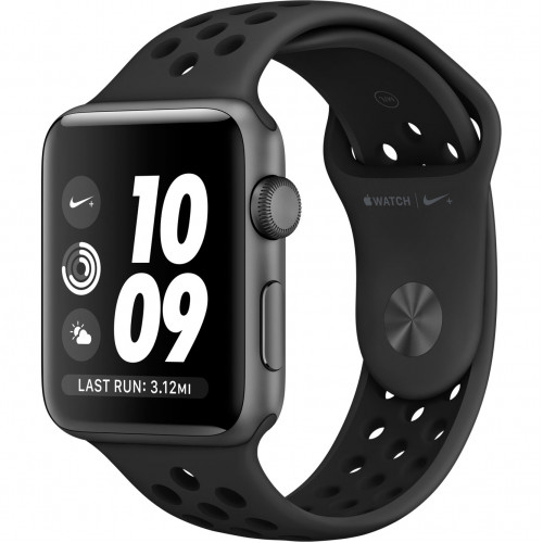 Ремешок Apple Watch 42mm Nike Sport Band Anthracite/Black