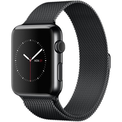 Ремешок Apple Watch 38mm Milanese Loop Space Black