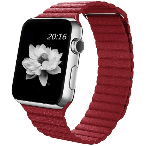 Ремешок 38/42mm Leather Loop Red для Apple Watch