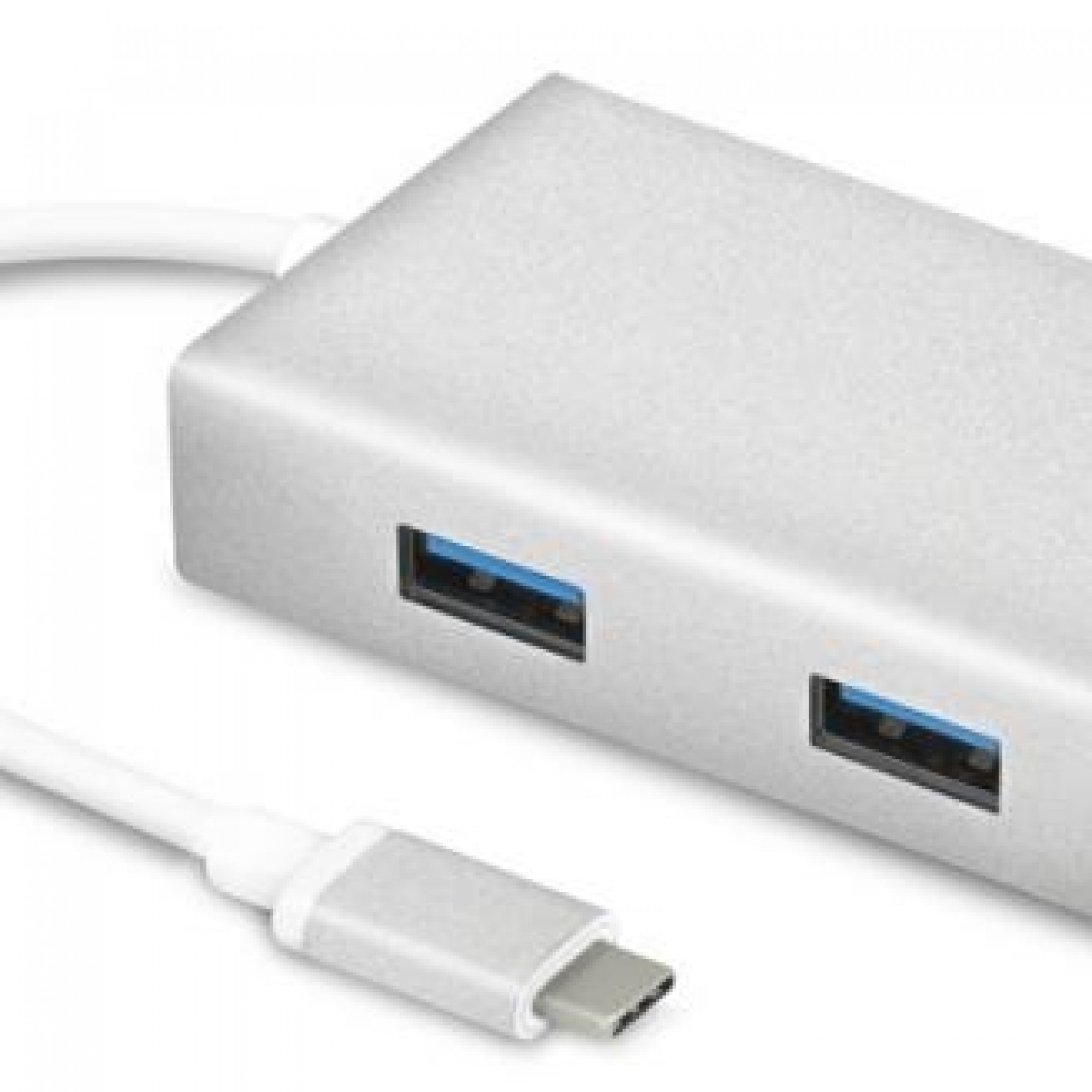 Четырех портовый USB 3.0 хаб Macally для расширения 3.1 USB-C (UC3HUB)