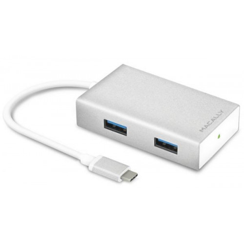 Четырех портовый USB 3.0 хаб Macally для расширения 3.1 USB-C (UC3HUB)