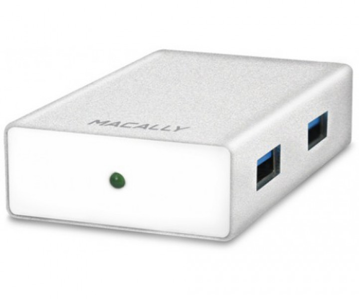 Четырех портовый USB 3.0 хаб Macally для расширения 3.1 USB-C (UC3HUB)
